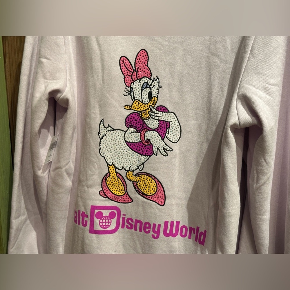 Disney Daisy Duck Zip up hoodie WDW 2026 - Picture 3 of 5